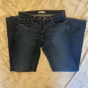 Dark Blue Denim Jeans